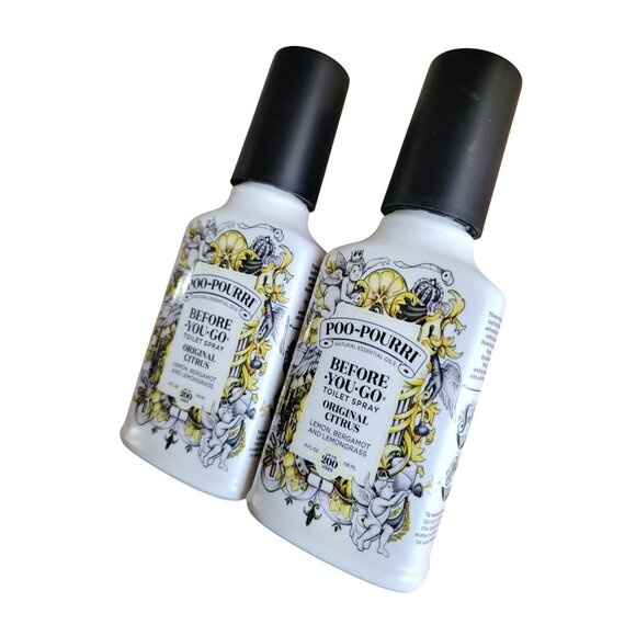 *NEW* 2-Pack Poo-Pourri Before-You-Go Toilet Spray - Original Citrus 4fl oz - Picture 2 of 5